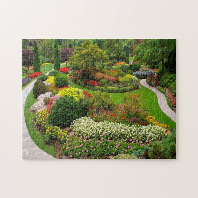 Buchart Gardens Vancouver. Puzzle (Horizontal)