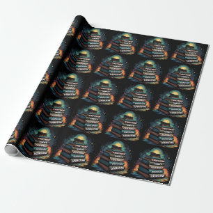 Buchauswahl Humor Geschenkpapier