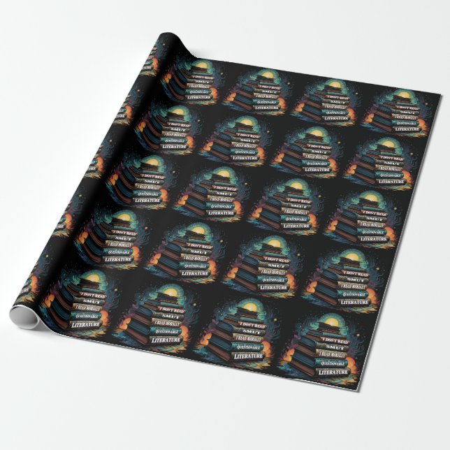 Buchauswahl Humor Geschenkpapier (Ungerollt)