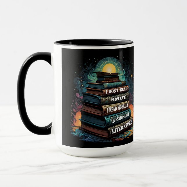 Buchauswahl Humor Tasse (Links)