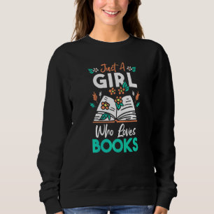 Buchbekleidung Für Bücherwürmer Lesende Bibliothek Sweatshirt