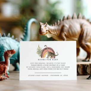 Buchbestellung Kleine Dinosaurier-Babyparty Begleitkarte