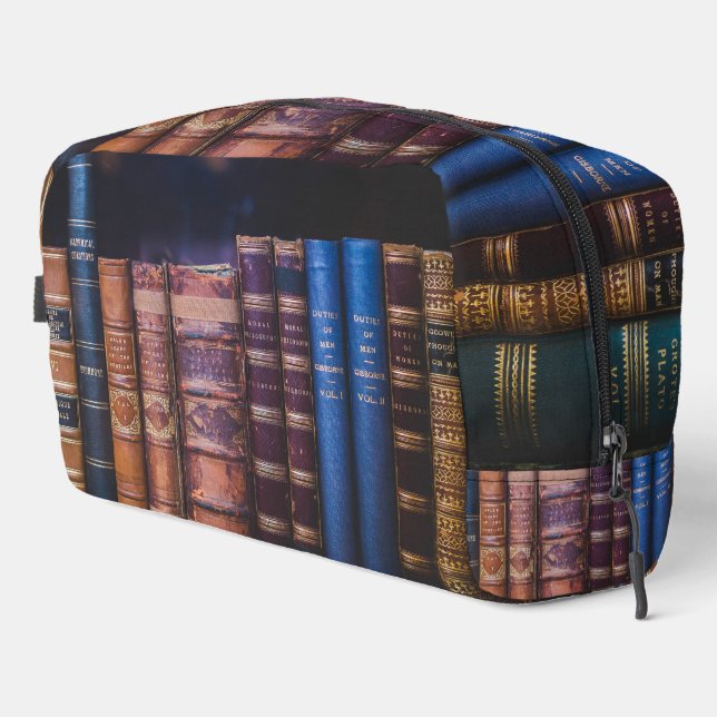 Buchbinderbücher für antike Werke Waschbeutel (Rechte Ecke)