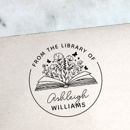 Buchblüten und Schmetterlinge aus der Bibliothek Permastempel