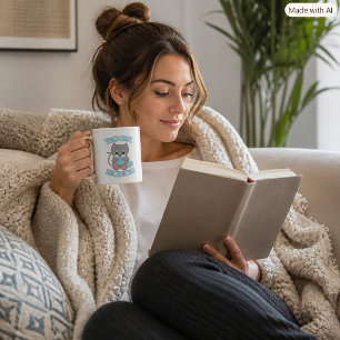 Buchbündel Katzenliebhaber und Bücherwurm Kaffeetasse