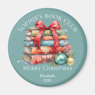 Buchclub Frohe Weihnachten Geschenk Name Magnet