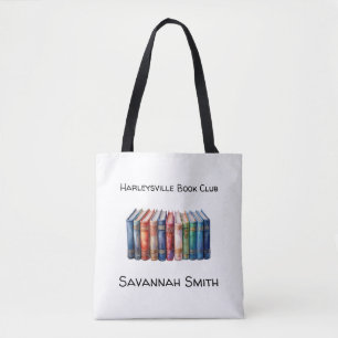 Buchclub mit Namen personalisiert mit Büchern