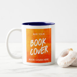 Buchcover Autor Werbebuch Einführung Blue Zweifarbige Tasse