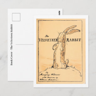 Buchcover - Der Samtkaninchen Postkarte