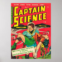 Buchcover des Kapitäns Science Comic