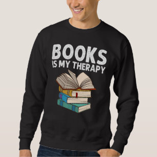 Buchdesigns für Männer Bibliothekar lesen Lüfter Sweatshirt