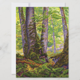 Buche Bäume im Wald (Wald) (Paul Ranson) Karte