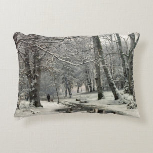 Buche Forest, Winter von Anders Andersen-Lundby Dekokissen
