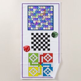 Buche Handtuch - Spaß im Sand - Gartenspiele