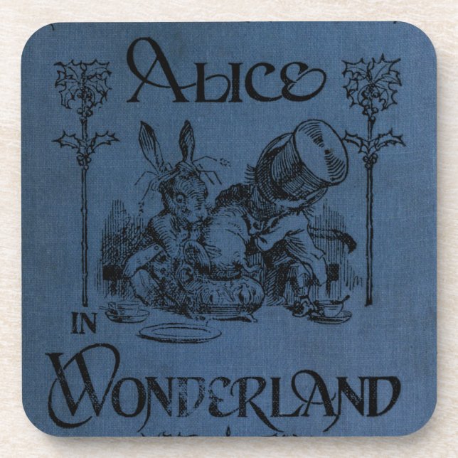 Bucheinband der Alicen im Wunderland 1905 Getränkeuntersetzer (Vorderseite)