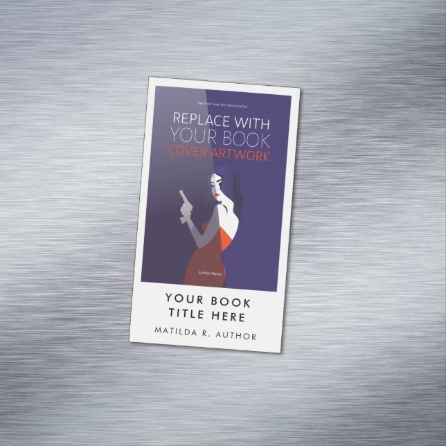 Buchen | Autor Werbefilm Cover Artwork Magnetische Visitenkarte (Beispiel)