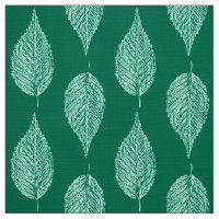 Buchen-Blatt-Kreide-Druck, Türkis und Aqua