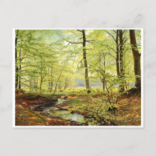 Buchen im Frühling, Christliches Zacho Postkarte
