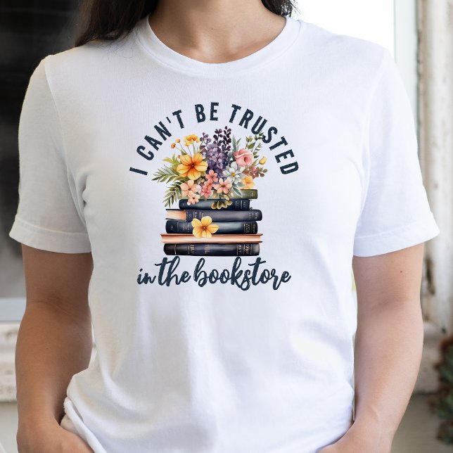 Buchen Lover kann nicht vertrauenswürdig Buchhandl T-Shirt (Von Creator hochgeladen)