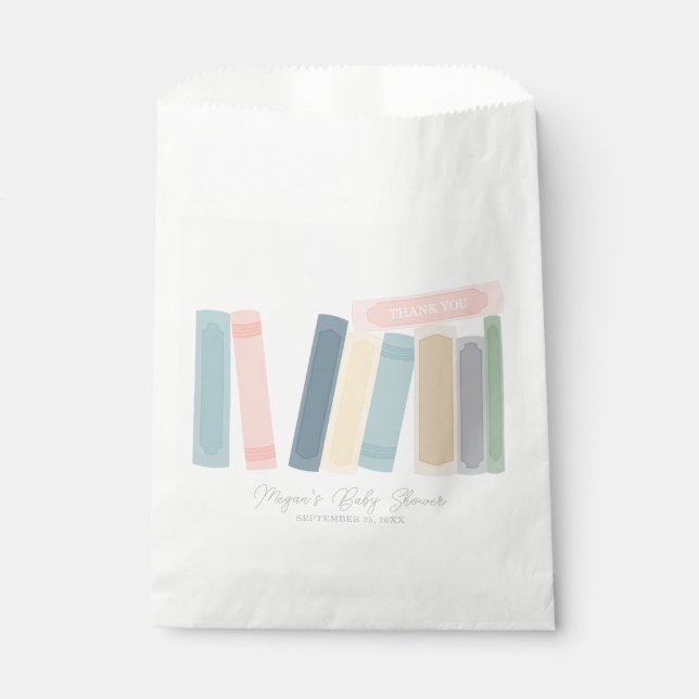 Buchen Sie Baby Showbücher Geschenktütchen (Vorderseite)