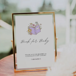 Buchen Sie Baby Sign, Baby Dusche Einladung