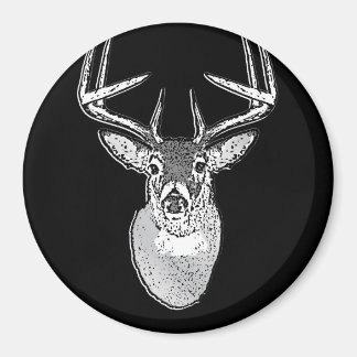 Buchen Sie bei Schwarz-weißen Schwanz Deer Classic Magnet