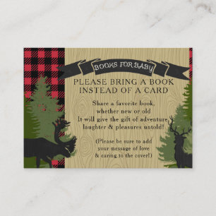 Buchen Sie Boy Baby Dusche Lumberjack Karierte Hir Begleitkarte