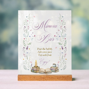 Buchen Sie Bridal Shower Mimosa Bar Acrylschild