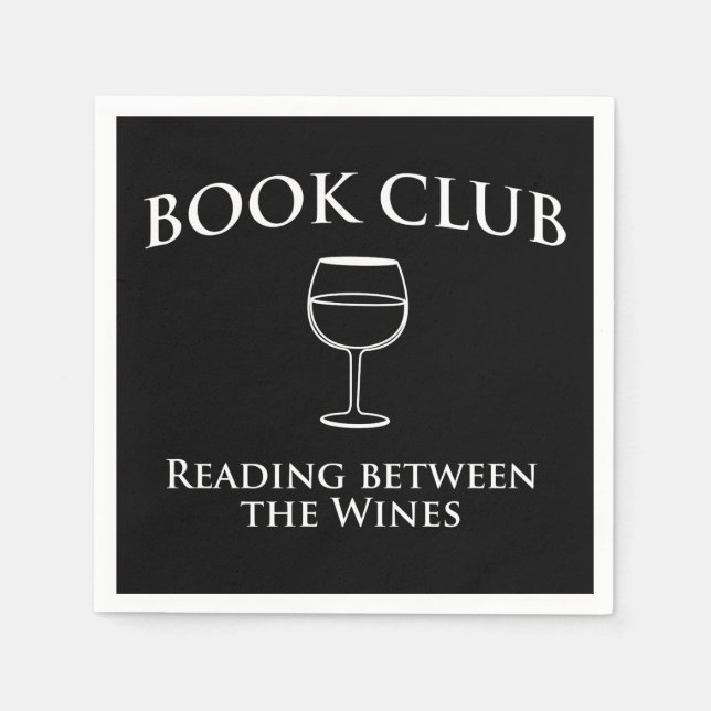 Buchen Sie Club Reading Zwischen den Weinen Serviette (Vorderseite)