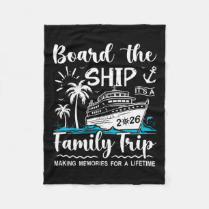 Buchen Sie das Schiff, es ist ein Familientrip 202 Fleecedecke