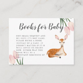Buchen Sie das Sweet Deer Pink Baby Showbook Begleitkarte