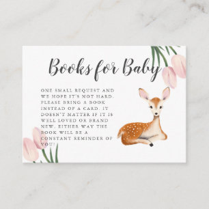 Buchen Sie das Sweet Deer Pink Baby Showbook Begleitkarte