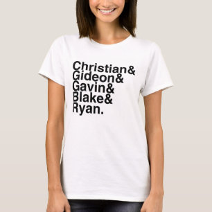 Buchen Sie den christlichen Freund, Gideon, Gavin, T-Shirt