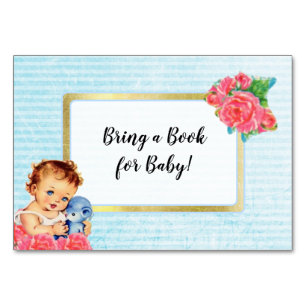 Buchen Sie ein Buch für Vintages Kind und Rose Tischnummer