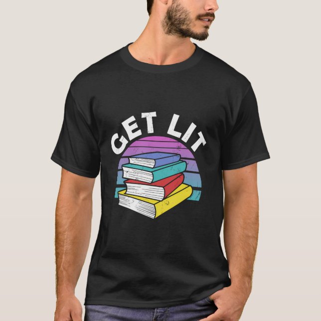 Buchen Sie ein Geschenk für Literatur über Party G T-Shirt (Vorderseite)