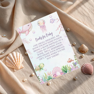 Buchen Sie eine Pearl Baby Dusche unter dem Meer Begleitkarte