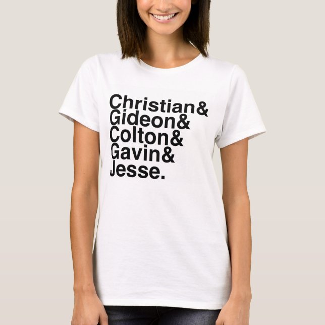 Buchen Sie Freund christlichen Gideon, Colton, T-Shirt (Vorderseite)