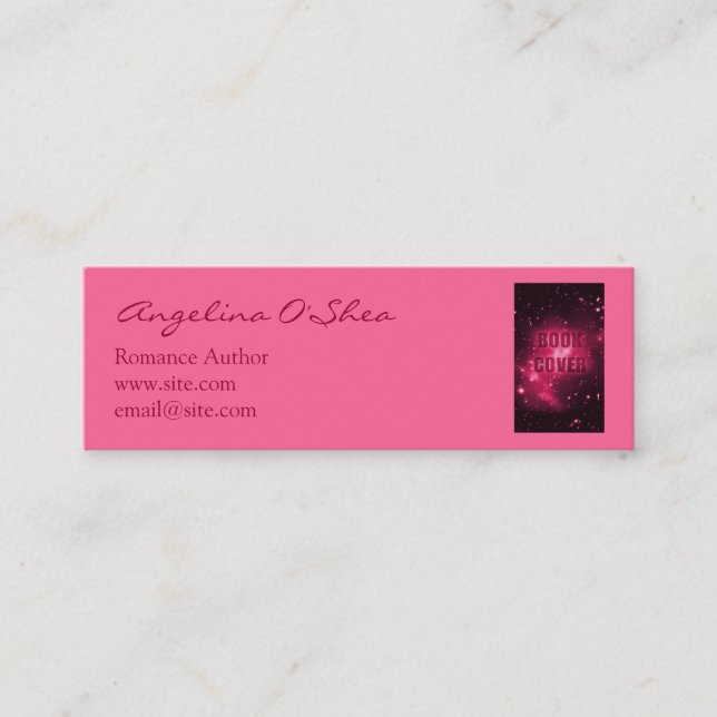 Buchen Sie Ihre Skinny Business Card Mini Visitenkarte (Vorderseite)