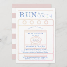 Buchen Sie im Oven Girl Pink Baby Shower by Mail Einladung