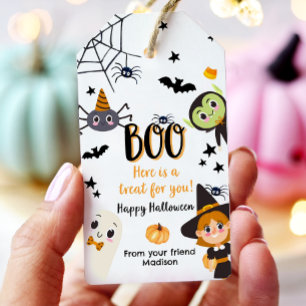 Buchen Sie Leckerei für Ihr glückliches Halloween Geschenkanhänger