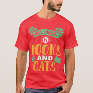 Buchen Sie Lover and Cat Lover Puebbuch Lesen Sie  T-Shirt
