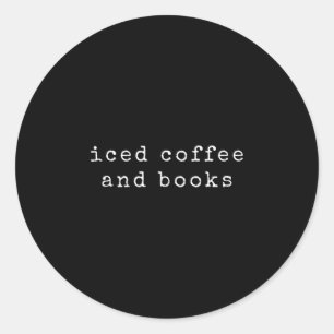 Buchen Sie Lover Icate Coffee Quote Reading Bookwo Runder Aufkleber