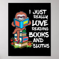 Buchen Sie Lover Kids Sloth Lover Book Reading