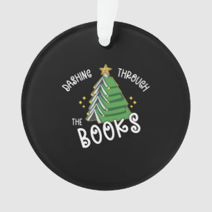 Buchen Sie Lover Weihnachtsbaum Reading Ornament