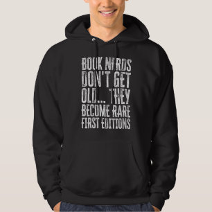 Buchen Sie Nerd nicht das alte Buch Bibliphile Boo Hoodie