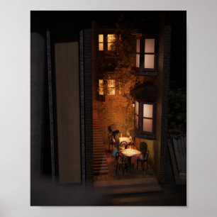 Buchen Sie nook diorama - kleines Café Poster