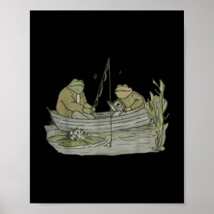 Buchen Sie Shirt Frog Toad Vintag Book Frog T - Sh Poster
