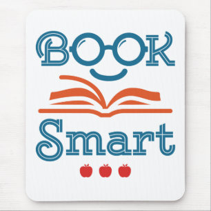 Buchen Sie Smart Funny Reading Lover Bookworm Mousepad