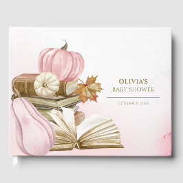 Buchen Sie Theme Pink Pumpkin Baby Showbook Gästebuch