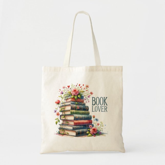 Buchen Sie Tote Bag Hübsch Book Lovers - Geschenk Tragetasche (Vorne)
